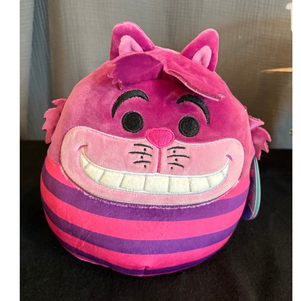 NWT Squishmallow Cheshire Cat 8" Plush - Alice in Wonderland